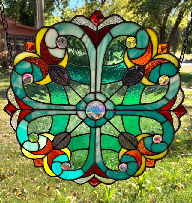 キャラメルさん☆専用 ダイヤモンドアートクラブ Stained Glass Fl